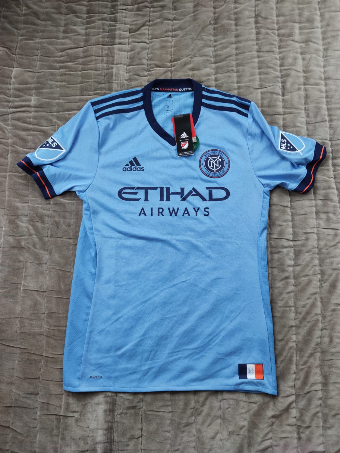 Adidas New York City FC 2017/18 Home Shirt Player Issue BNWT