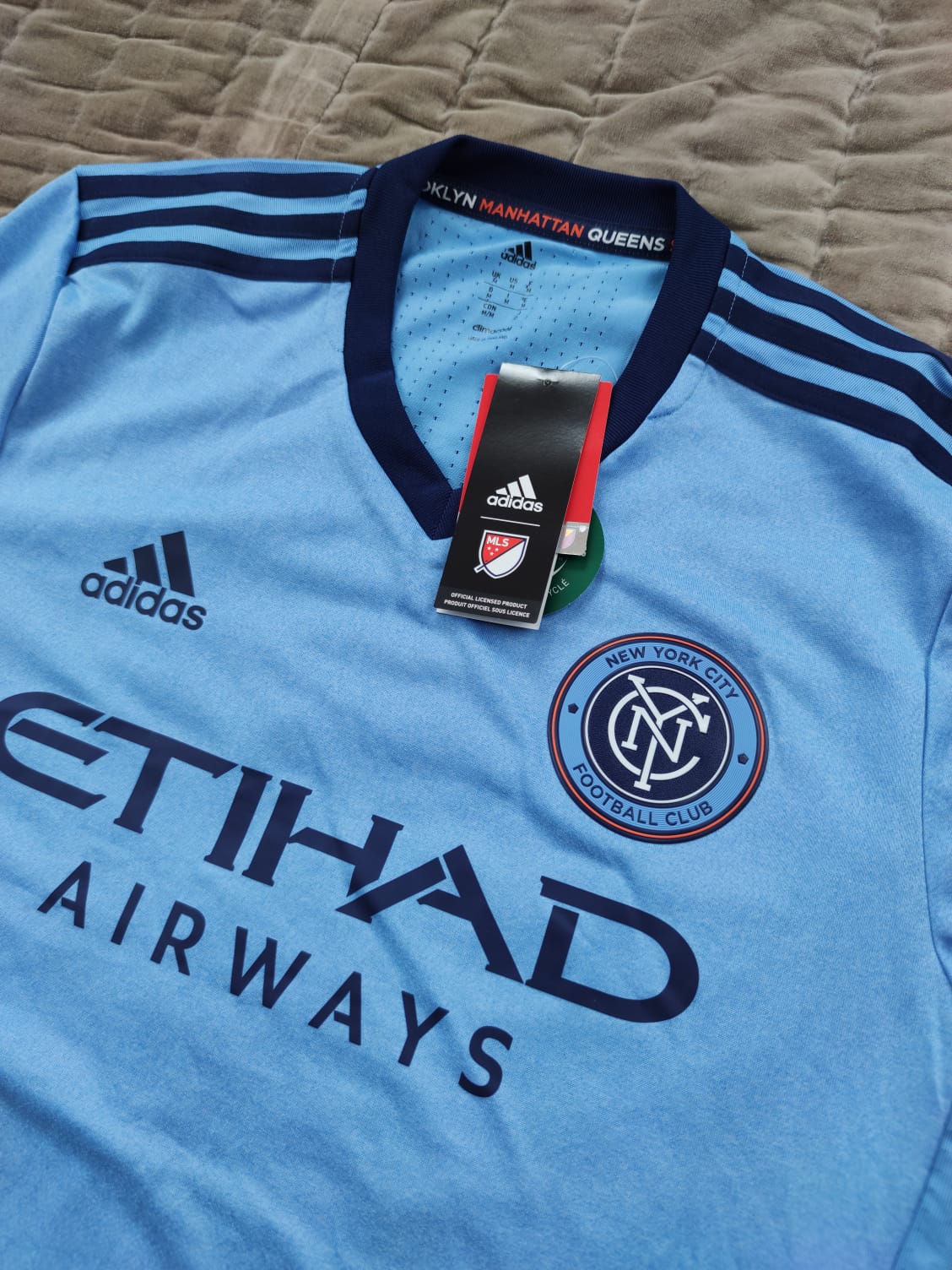 Adidas New York City FC 2017/18 Home Shirt Player Issue BNWT