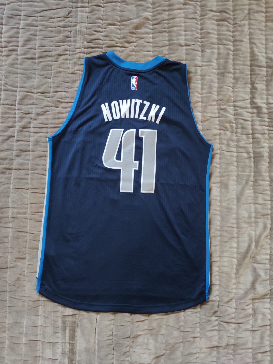 Dirk Nowitzki #41 Adidas Swingman Jersey Dallas Mavericks Blue