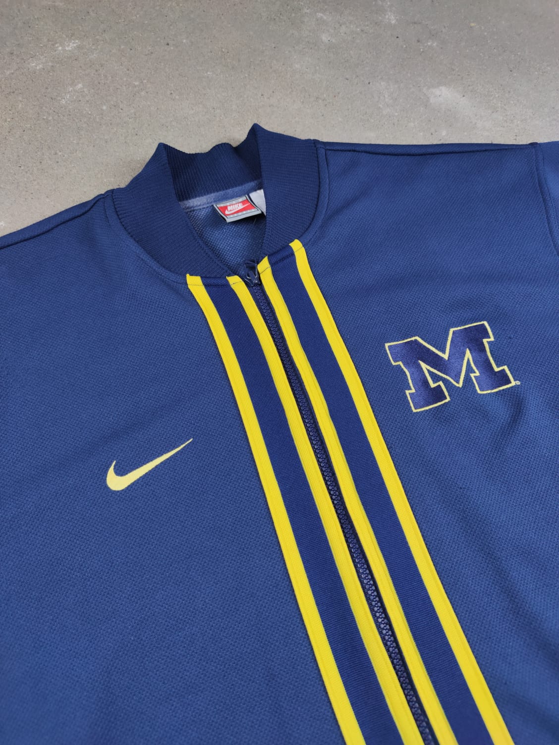 Michigan Wolverines Nike Vintage Zip Jersey