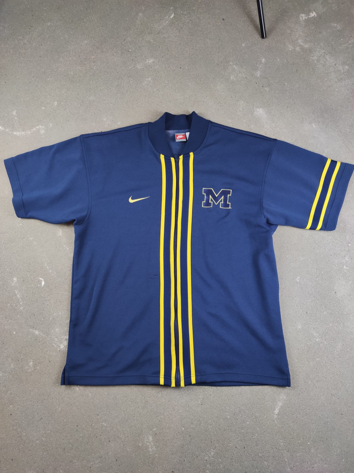 Michigan Wolverines Nike Vintage Zip Jersey