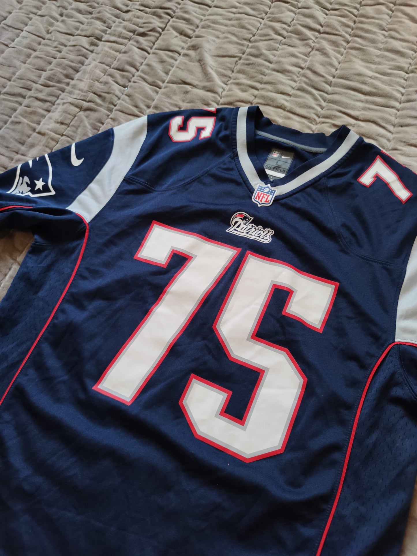 Vince Wilfork #75 New England Patriots Nike Jersey