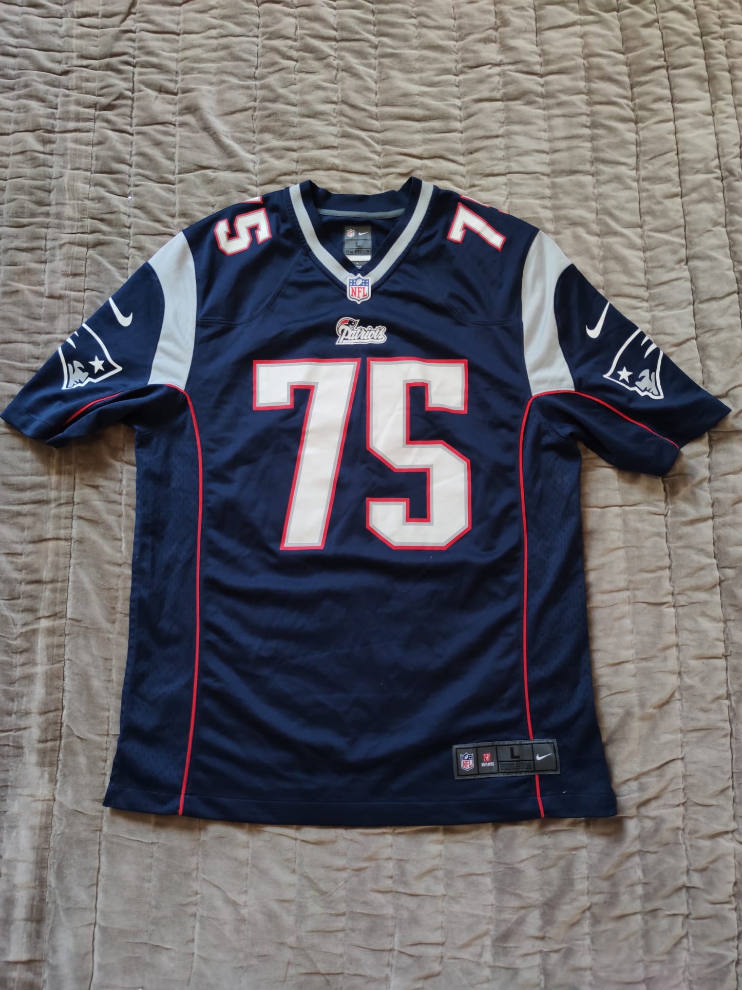 Vince Wilfork #75 New England Patriots Nike Jersey