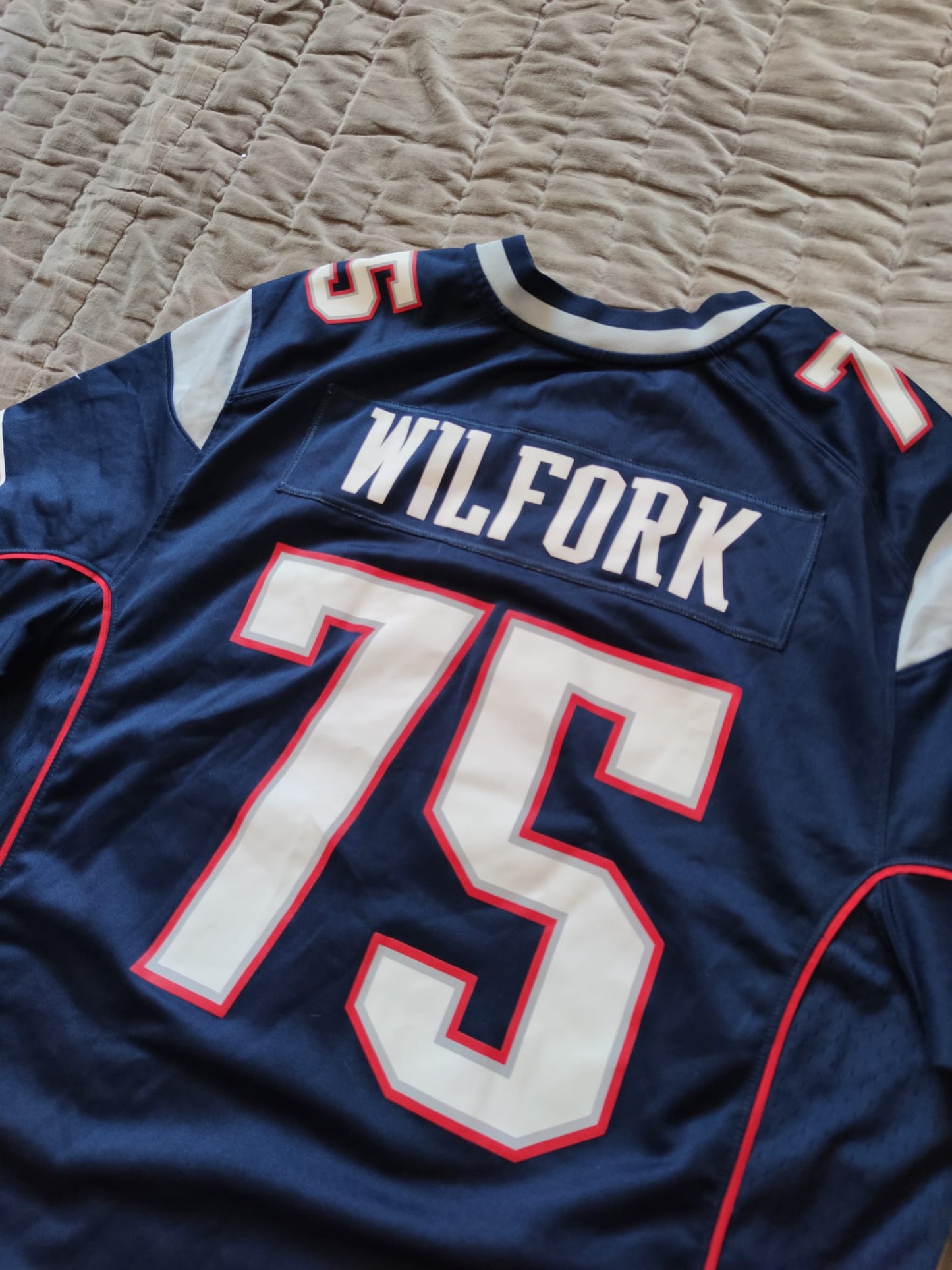 Vince Wilfork #75 New England Patriots Nike Jersey