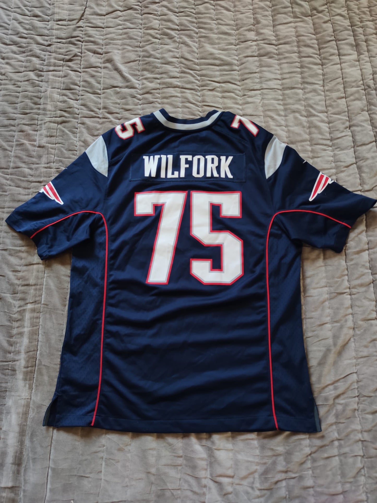 Vince Wilfork #75 New England Patriots Nike Jersey