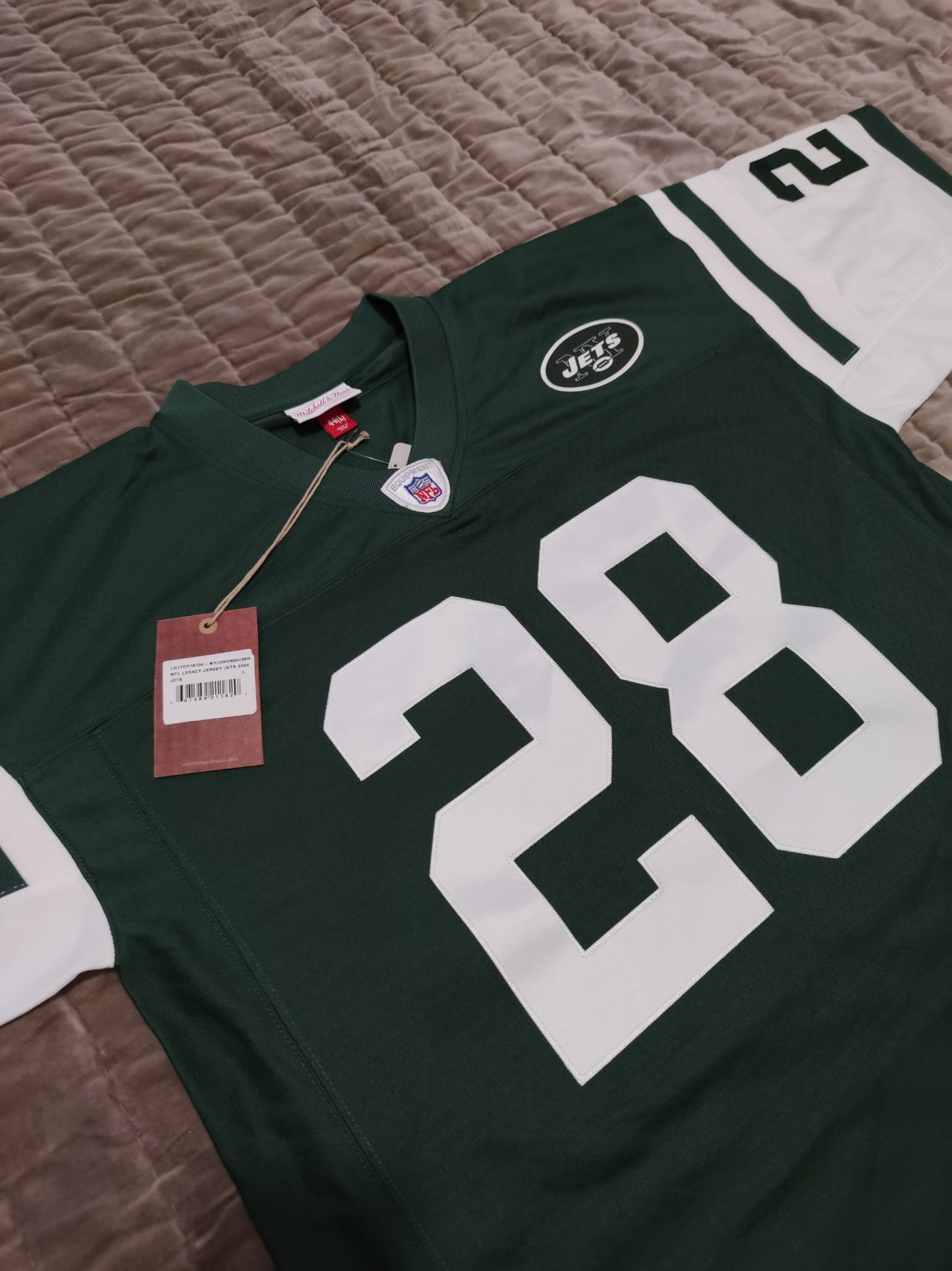 Curtis Martin #28 New York Jets 2004 Mitchell Ness Legacy Collection Jersey