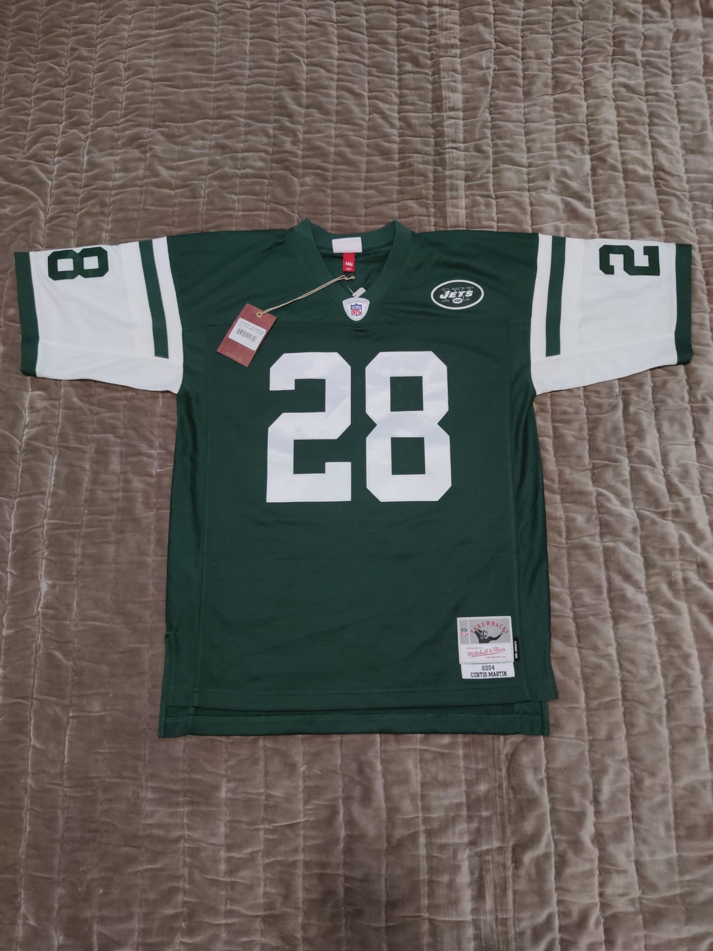 Curtis Martin #28 New York Jets 2004 Mitchell Ness Legacy Collection Jersey