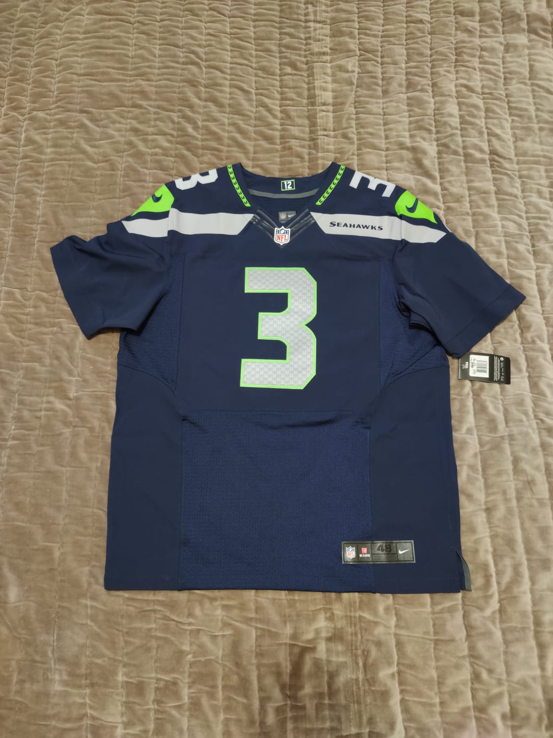 Russell Wilson #3 Seattle Seahawks Nike Elite Jersey