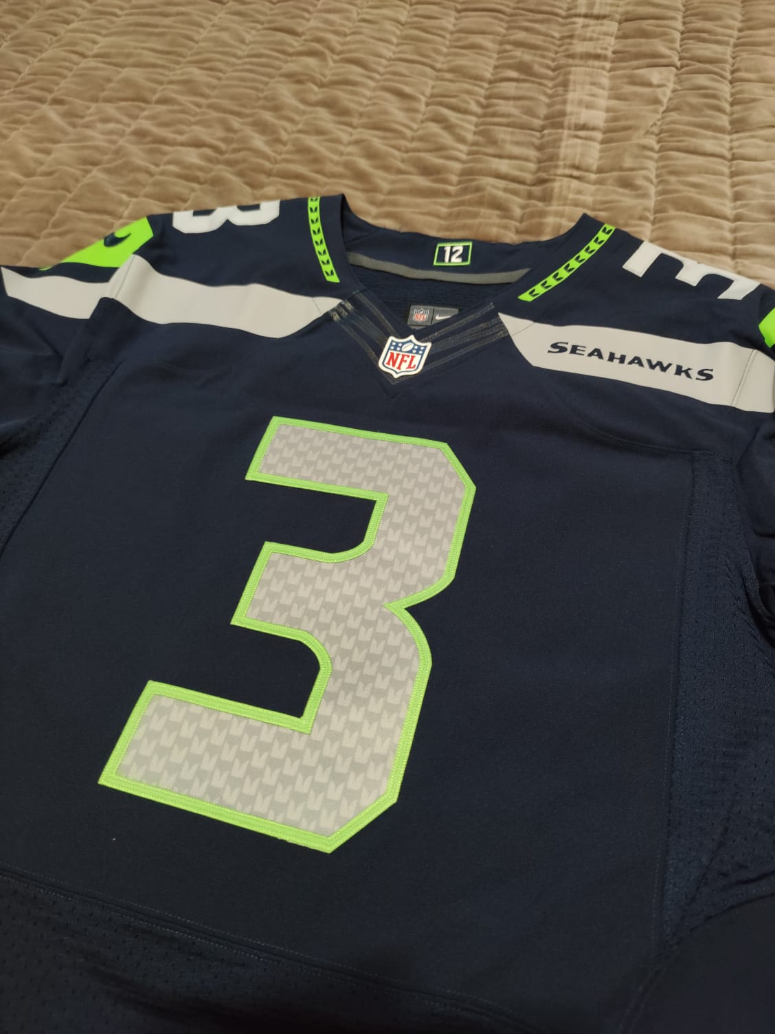 Russell Wilson #3 Seattle Seahawks Nike Elite Jersey