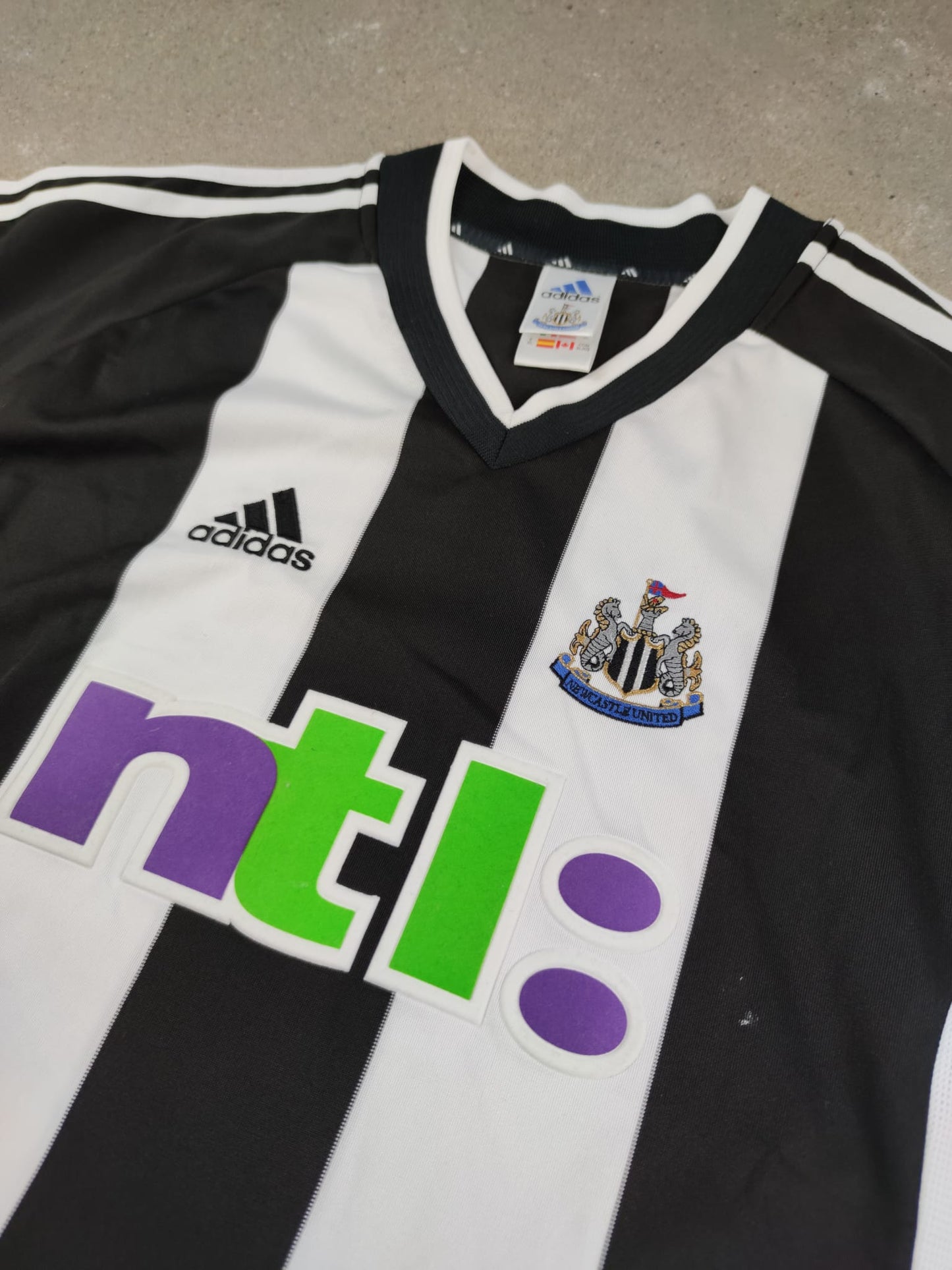 Newcastle United Adidas Home Shirt Jersey 2001/03