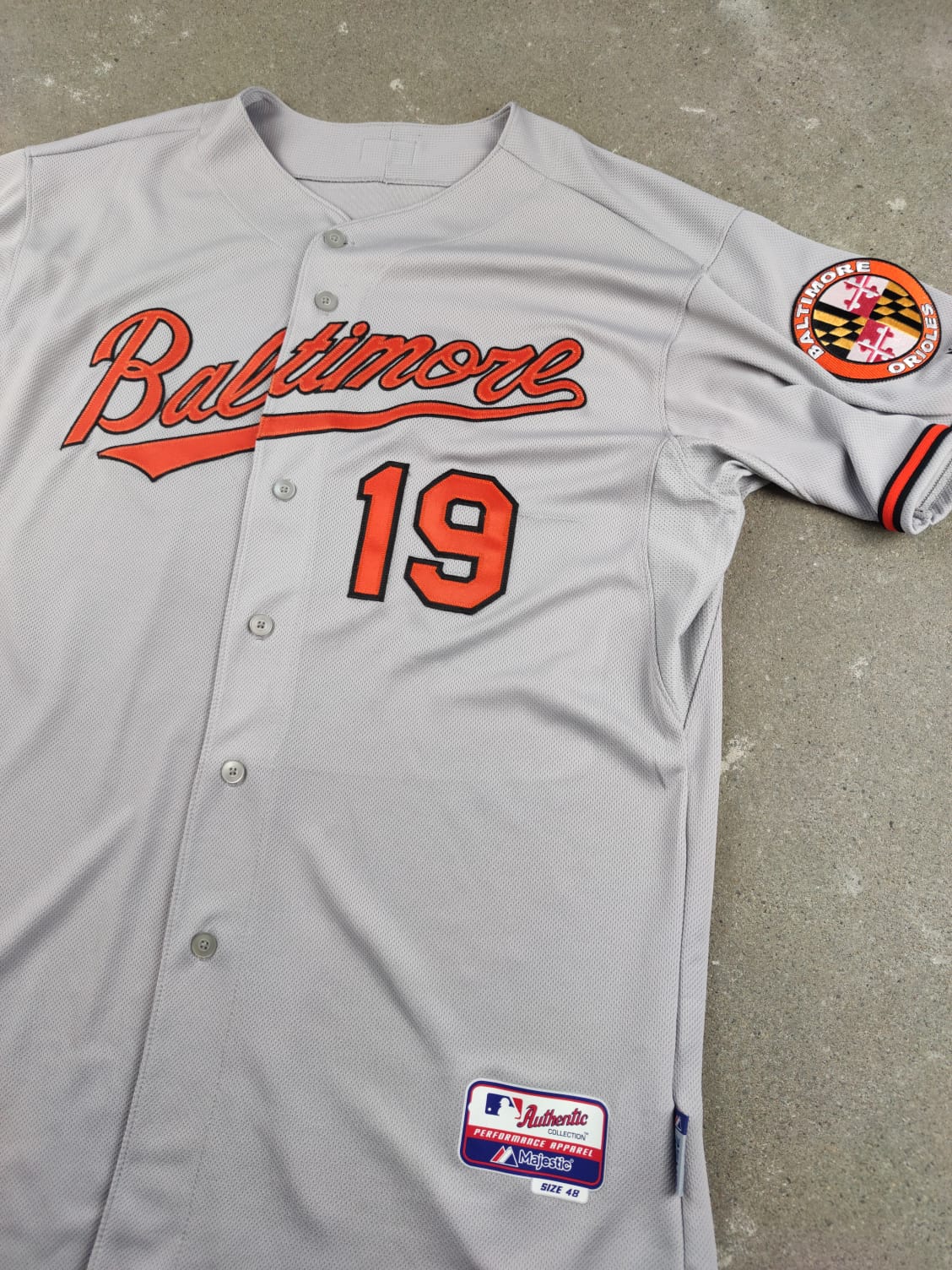 Chris Davis #19 Baltimore Orioles Authentic Jersey Majestic