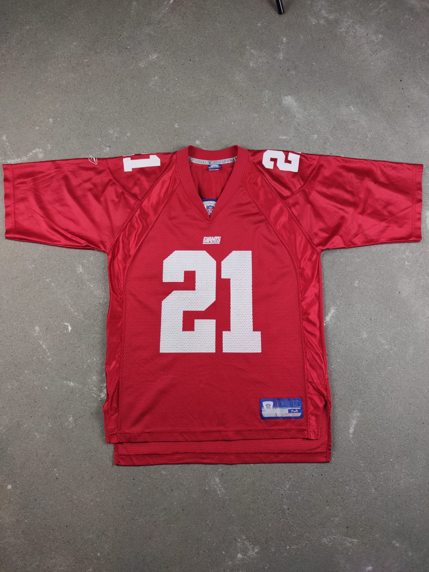 Tiki Barber #21 New York Giants Reebok Jersey Replica RED Rare