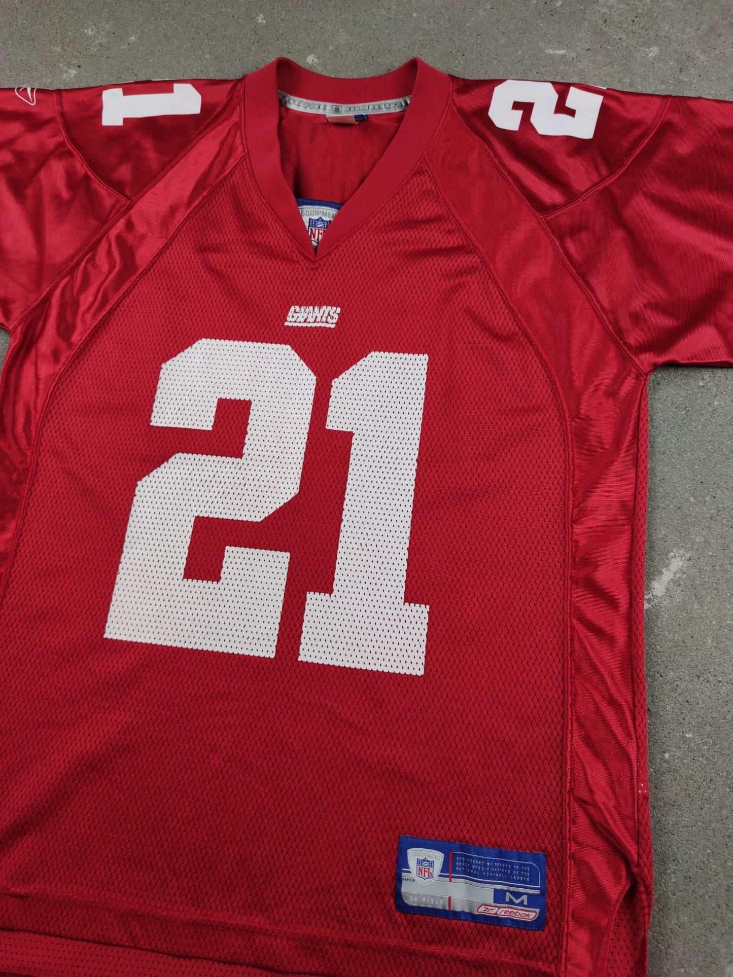 Tiki Barber #21 New York Giants Reebok Jersey Replica RED Rare