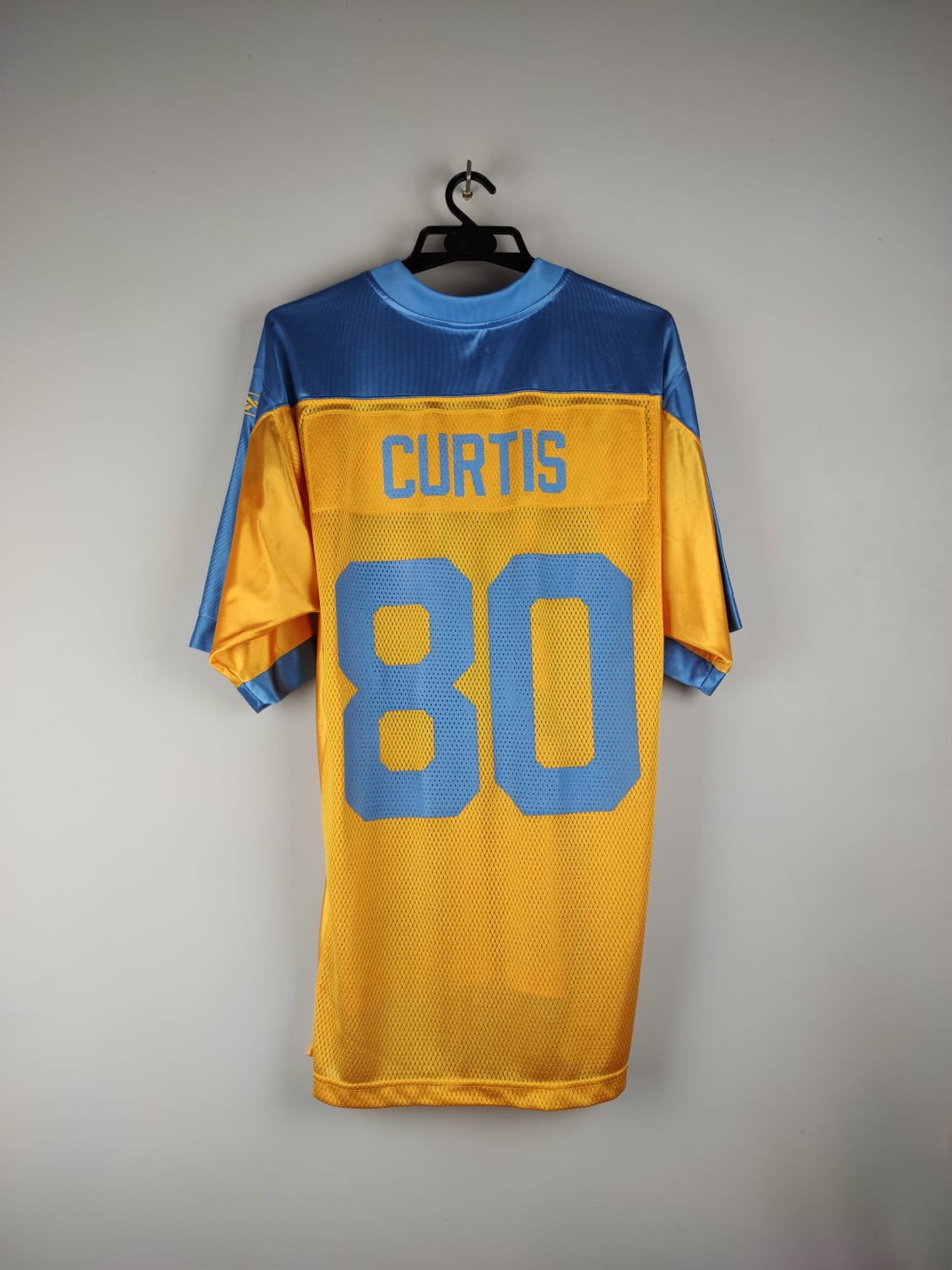 Kevin Curtis #80 Philadelphia Eagles Reebok Jersey Yellow Blue Throwback